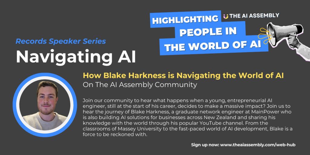 Recorded Speaker Series - Navigating AI - Launch Pad Community - Blake Harkness